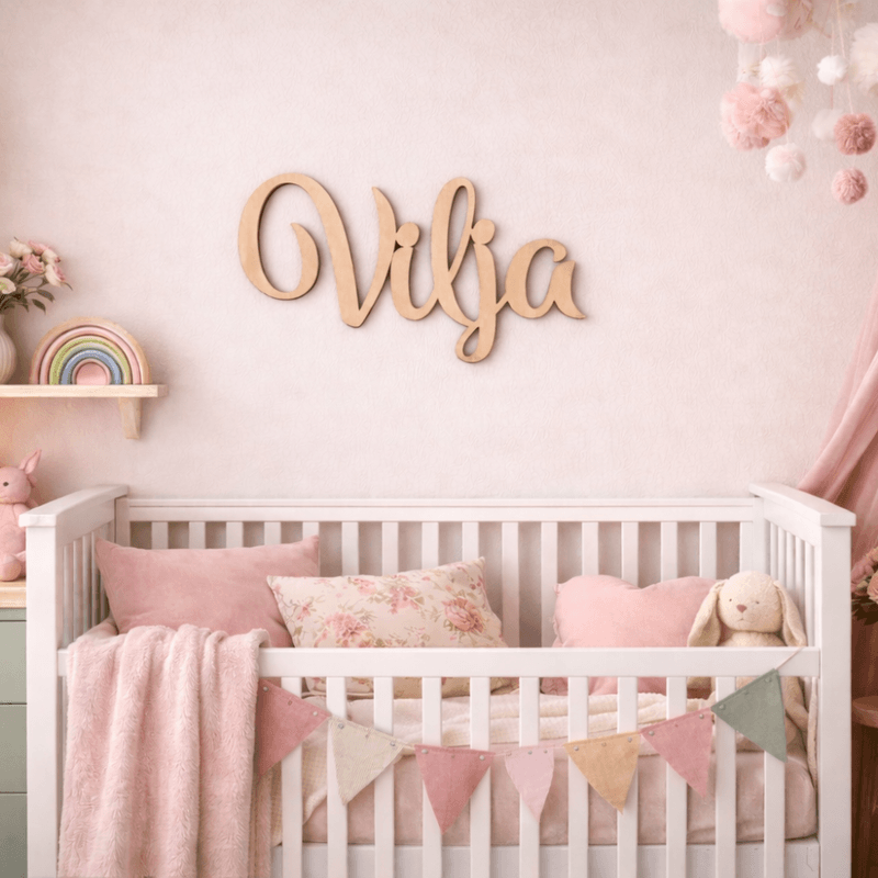 Navneskilt til barnerom