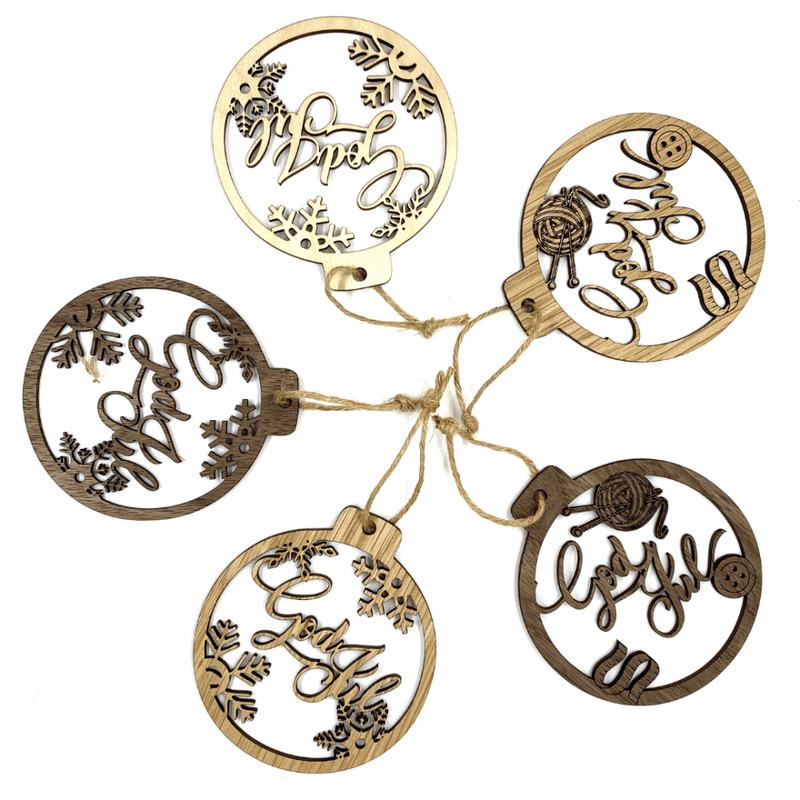 Julekule i tre - God Jul