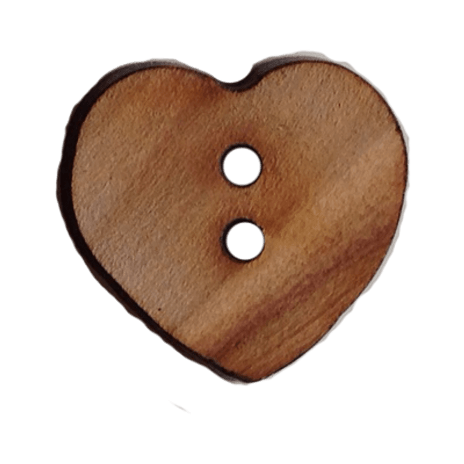 Hovedbilde Treknapp Hjerte 20mm
