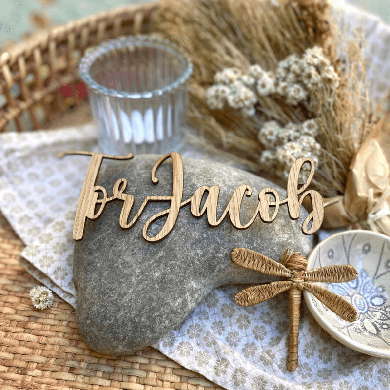 Bordkort i tre - Honey