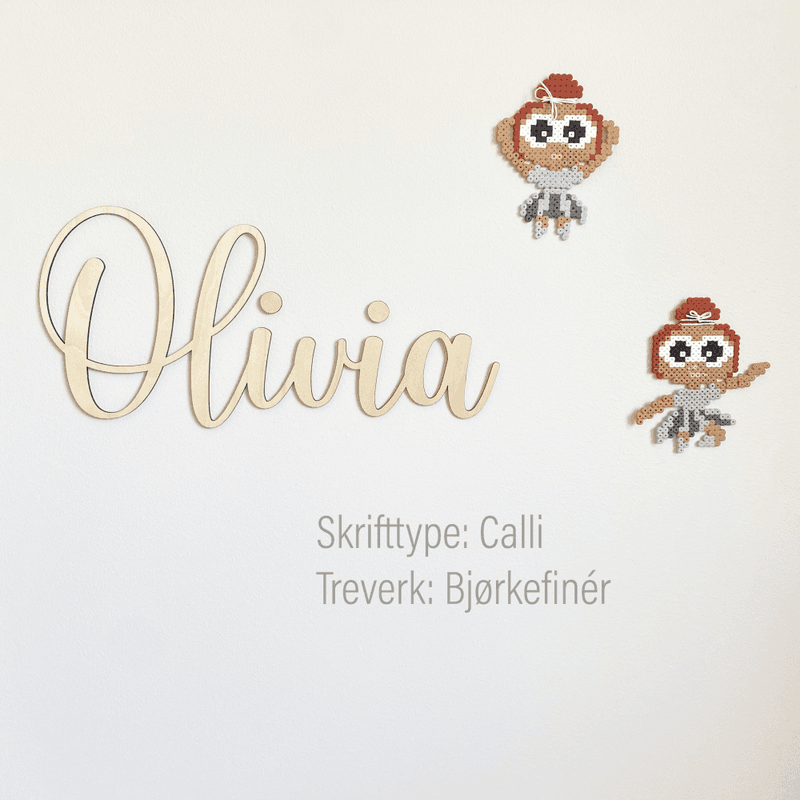 Navneskilt til barnerom