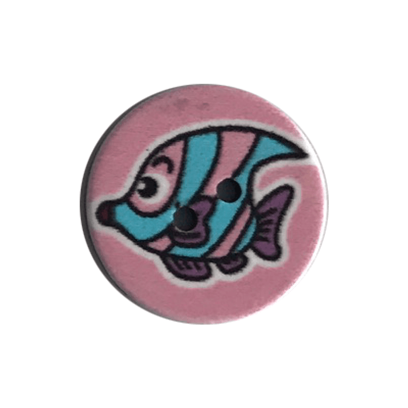 Barneknapp Fisk 15mm