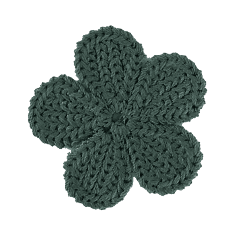 Dekorlapp Blomst 32mm