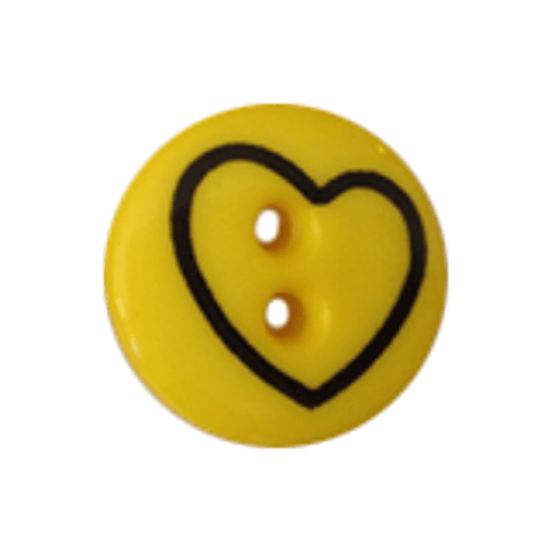 Barneknapp hjerte 18mm